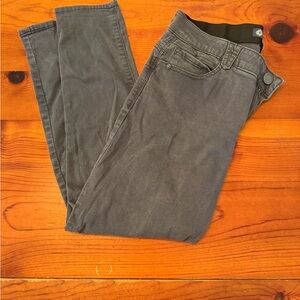 Democracy Gray Skinny Jeans with Matte Finish
